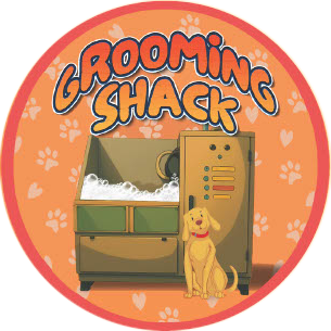 Perro feliz después del baño